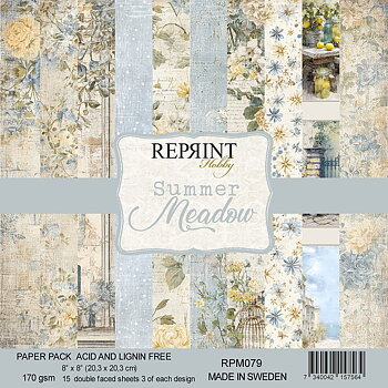 Reprint 20,3x20,3 -Summer Meadow Collection 