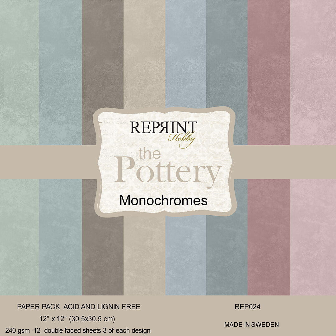 FP Reprint 12x12 Monochromes -The Pottery