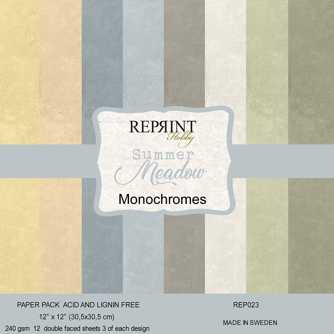 FP Reprint 12x12 Monochromes -Summer Meadow