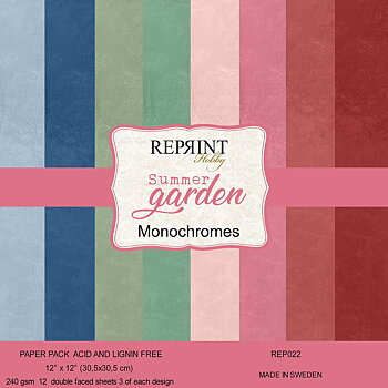 FP Reprint 12x12 Monochromes -Summer Garden