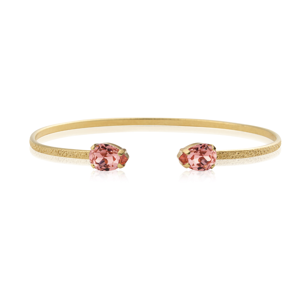 Caroline Svedbom Petite Drop armband guld rose peach