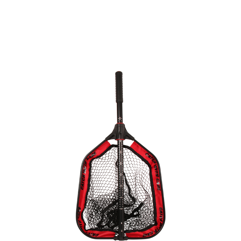 CWC foldable bank net is a folding net with rubber net designed for street fishing as it does not take up much space. 40x50cm with 75cm net shaft
