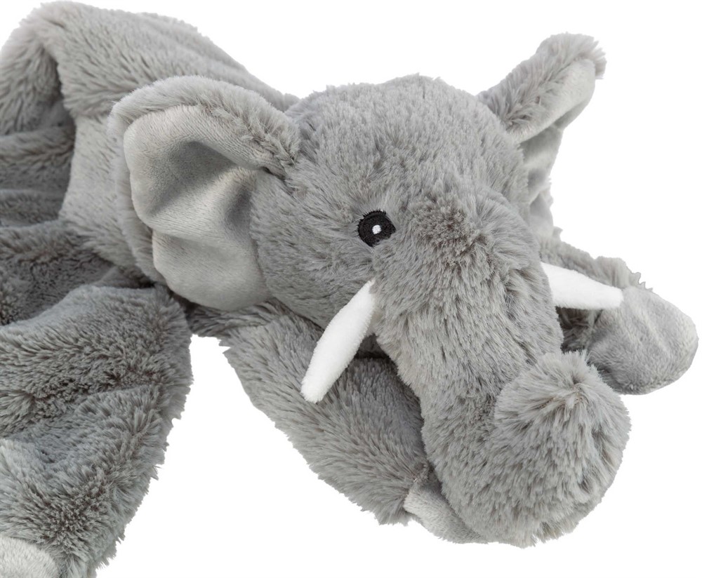 Trixie Be Eco Återvunnen Plysch Elefant Skinz Grå 50cm - 3
