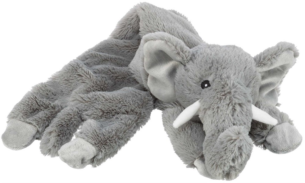 Trixie Be Eco Återvunnen Plysch Elefant Skinz Grå 50cm - 4