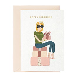 Happy Birthday Girl Greeting Card