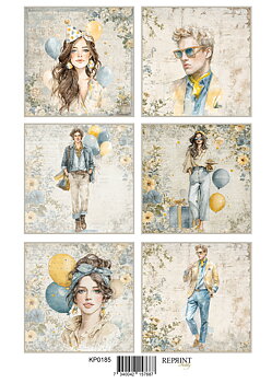 Reprint Klippark A4 0185  -Summer Meadow Celebration 