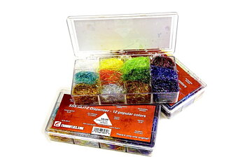 Frödin Sss Glitz dubbing - 12 colors dispenser - BILLIGAST.