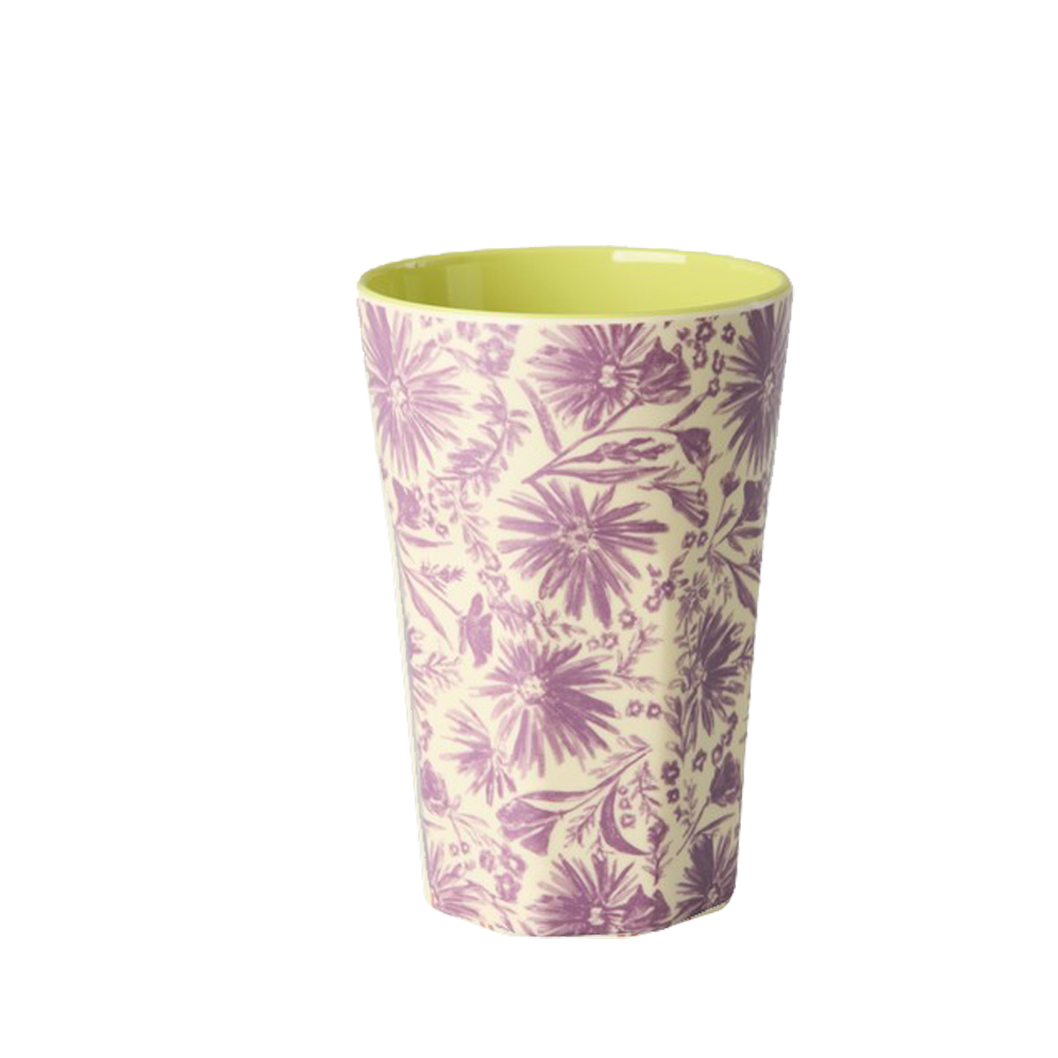 Risblomst melamin lazy susan - 2