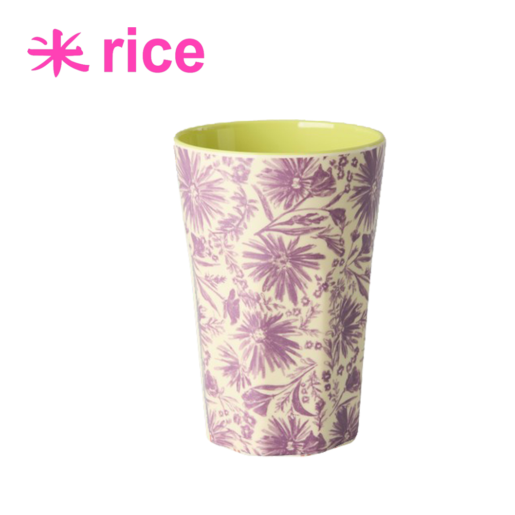 Risblomst melamin lazy susan