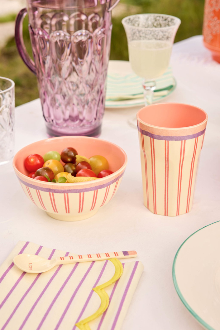 Rice Stripey Love Melamiini Lazy muki - 3