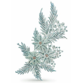 GLITTERFLOWER - mintgrön/silver