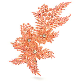 GLITTERFLOWER - peach