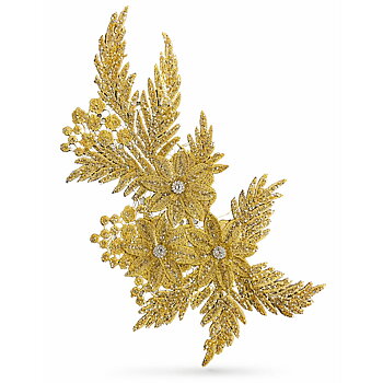 GLITTERFLOWER - guld