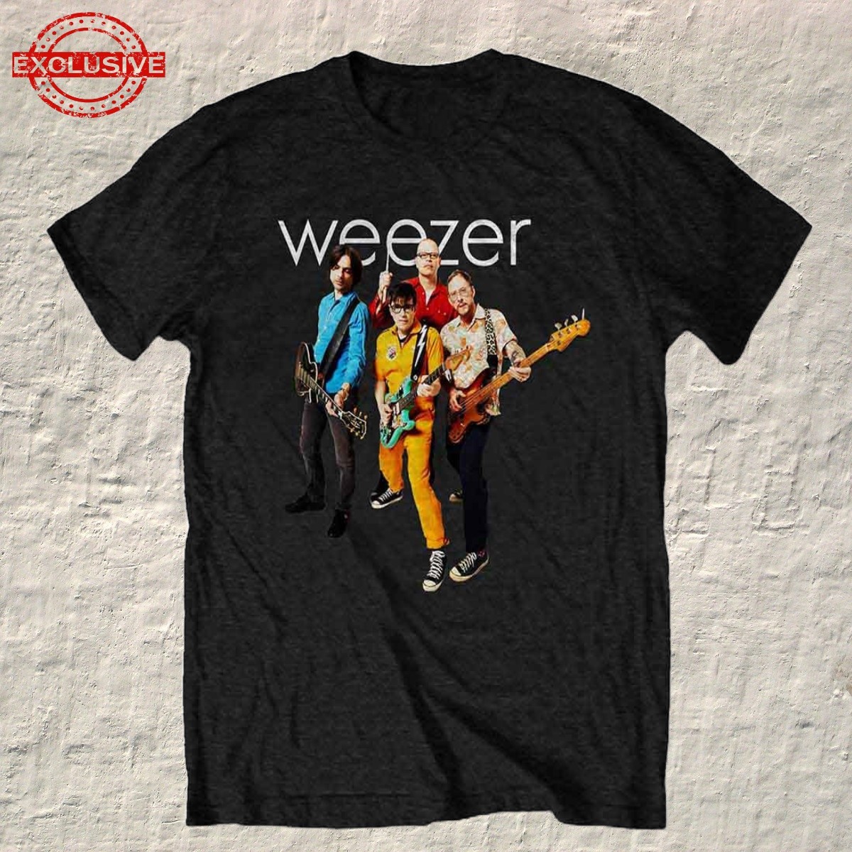 WEEZER - T-SHIRT, BAND PHOTO