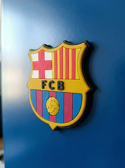 FC Barcelona Kylskåpsmagnet 3D - 3