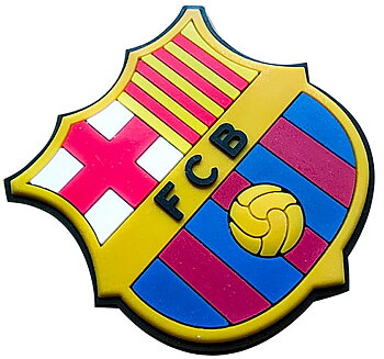 FC Barcelona Kylskåpsmagnet 3D