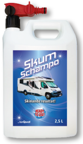 Schampo för Husbilar, husvagnar och vanliga bilar