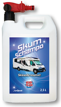 Schampo för Husbilar, husvagnar och vanliga bilar