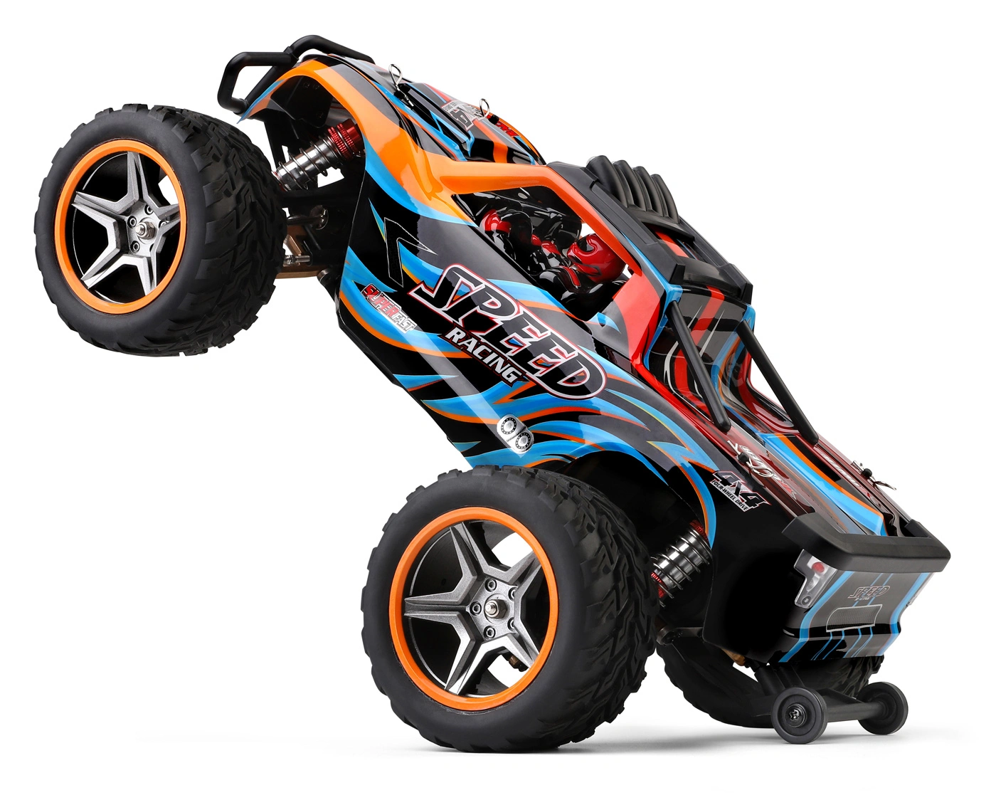 Truggy 4WD 1/10 RTR, Orange/Blå - 2