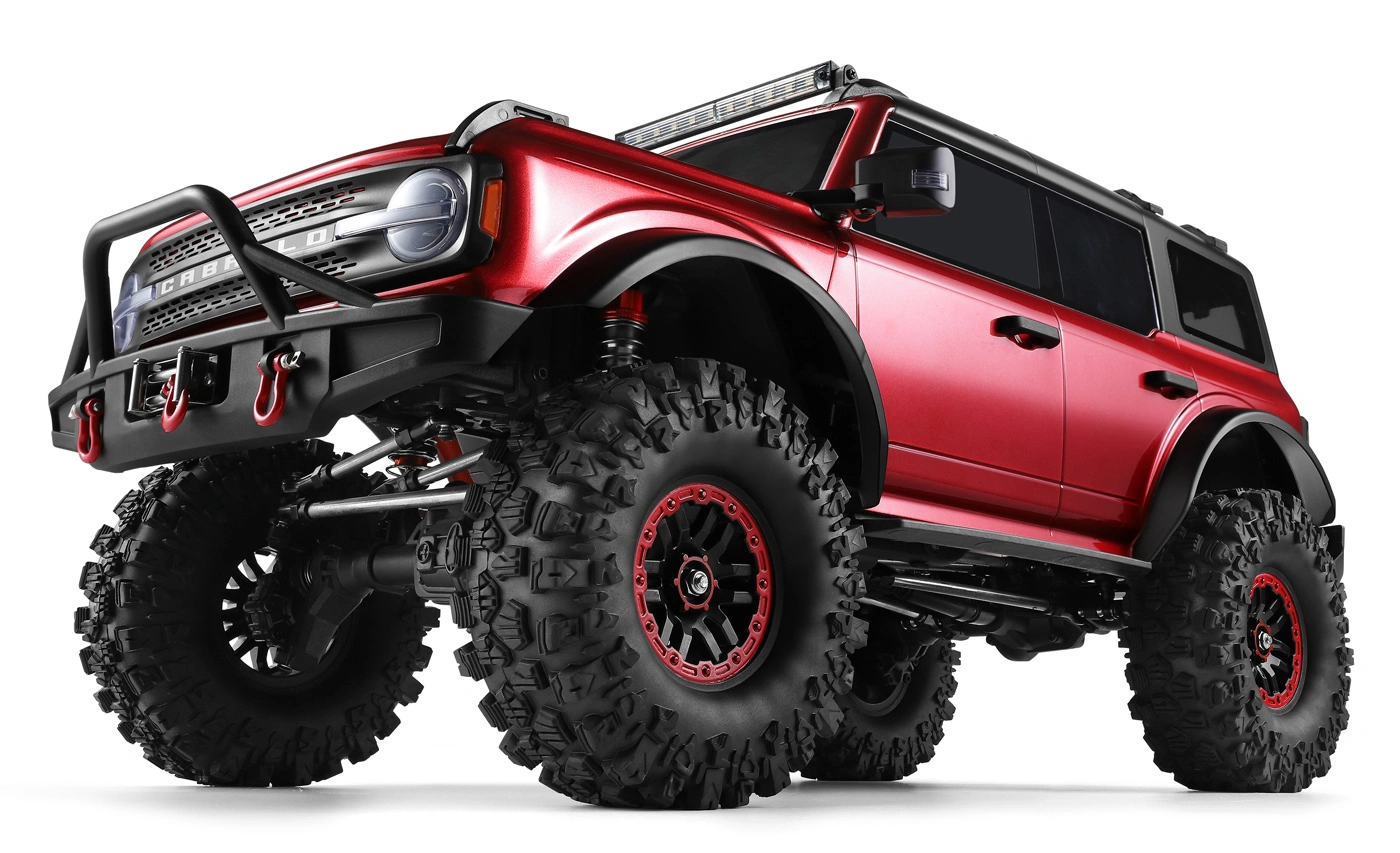 Crawler w. winch 1/10 RTR, Red - 4