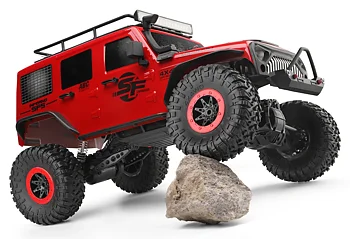 Jeep Crawler 4WD 1/10 RTR, Red