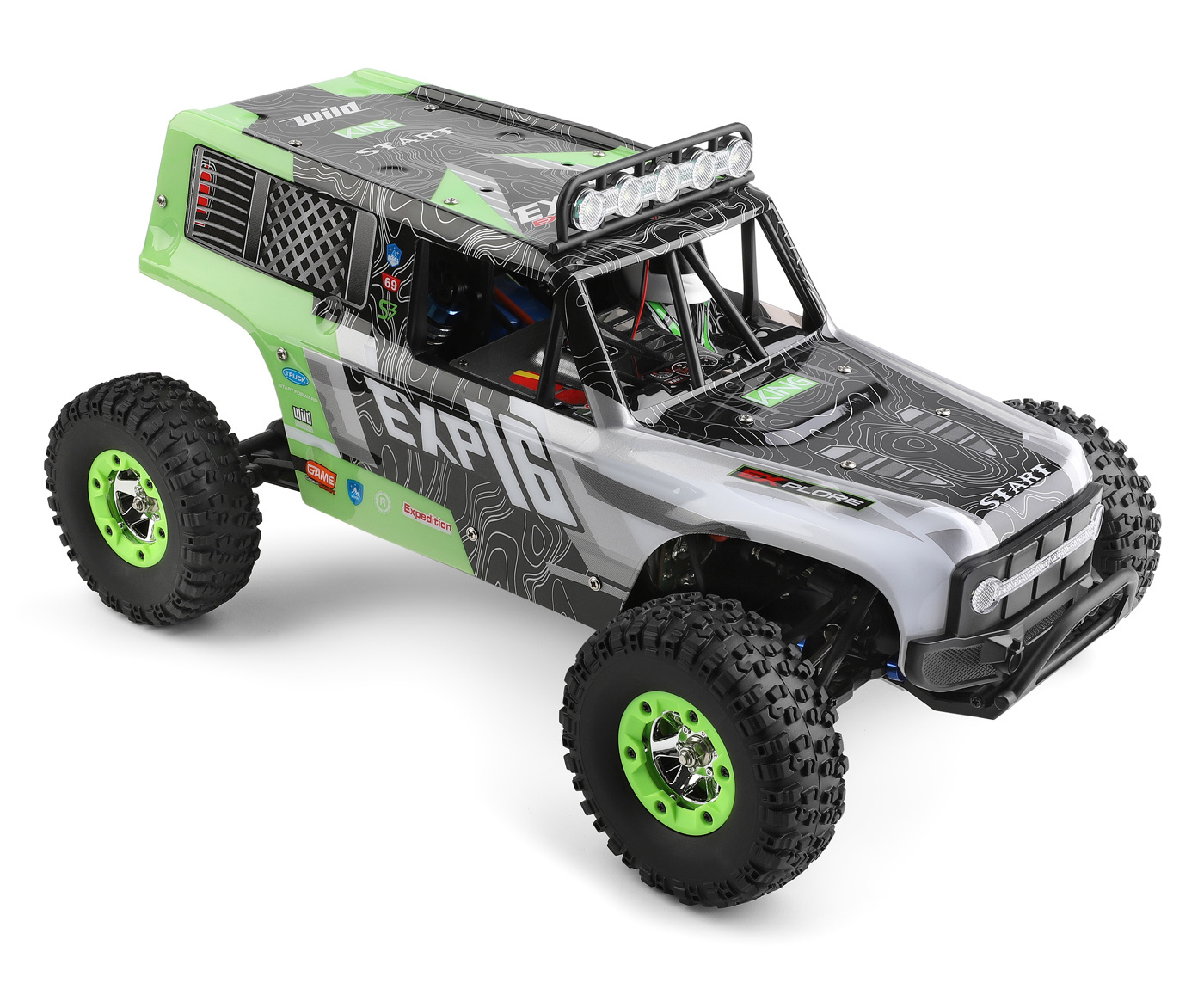 Rock Climber 4WD 1/12 RTR, Grön - 2