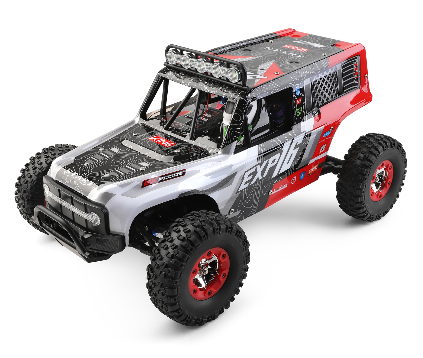 Rock Climber 4WD 1/12 RTR, Röd - 2
