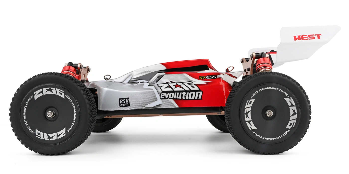 Buggy 4WD 1/14 RTR, Röd - 3