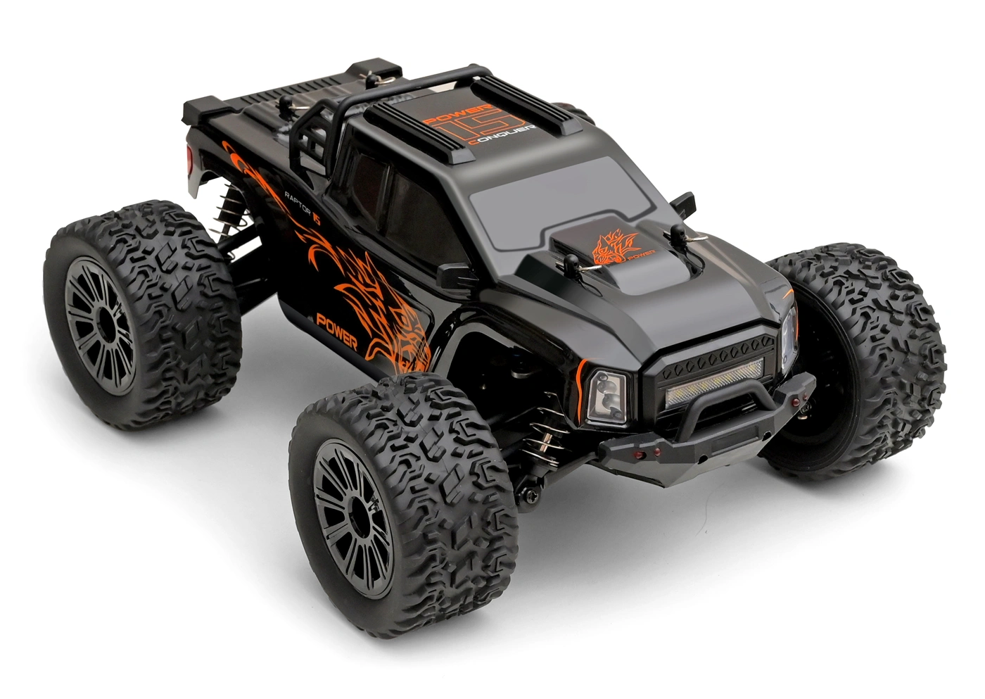 Monstertruck 4WD 1/16 RTR, Svart - 3