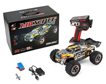 Monstertruck 4WD Borstlös 1/18 RTR, Gul