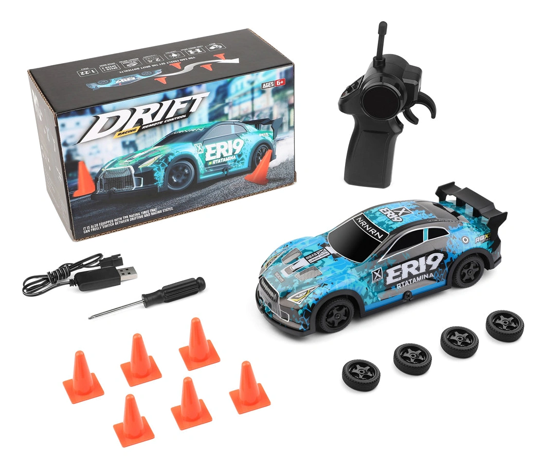 Drift car 1/22 RTR, Blue - 5
