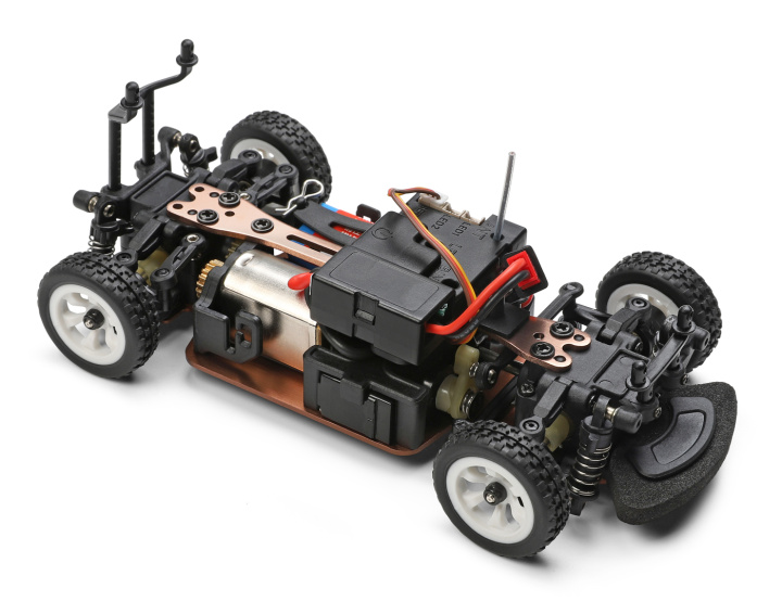 Rallybil 4WD 1/28 RTR, Blå - 2