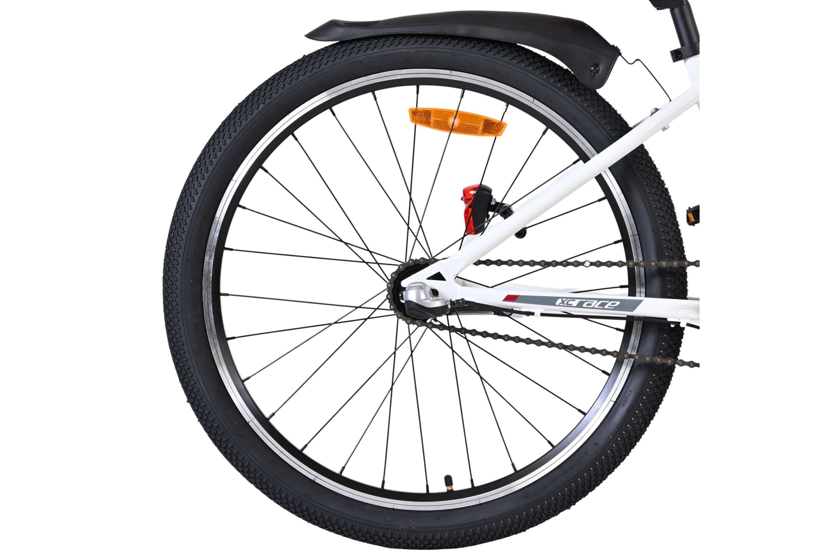 Barncykel Volare XC Race 24 tum – 3 växlar Vit/Rosa för barn 8–10 år - 5