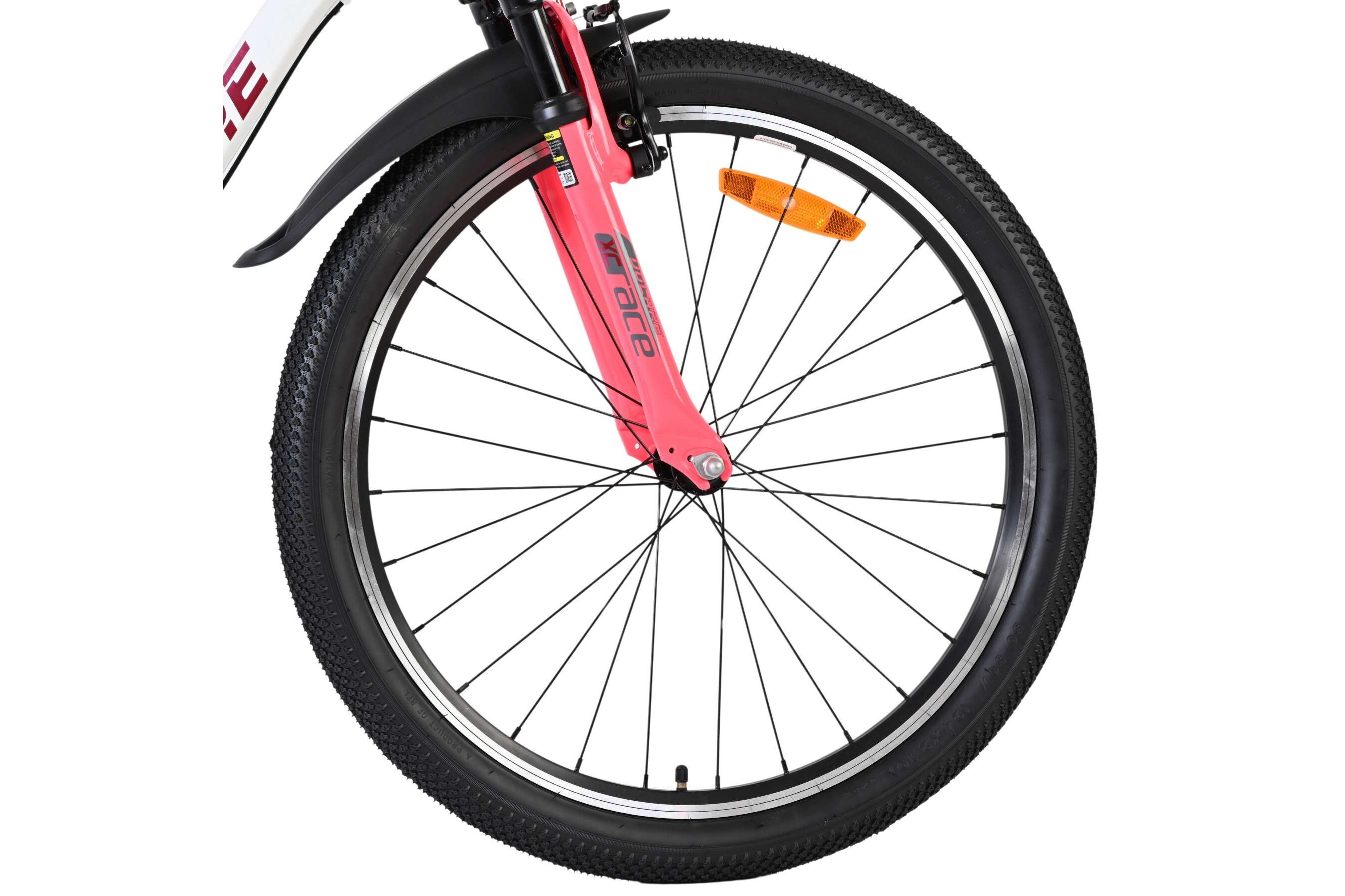 Barncykel Volare XC Race 24 tum – 3 växlar Vit/Rosa för barn 8–10 år - 6