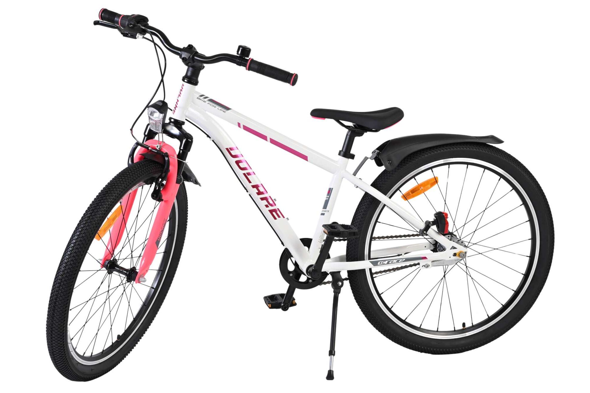 Barncykel Volare XC Race 24 tum – 3 växlar Vit/Rosa för barn 8–10 år - 2