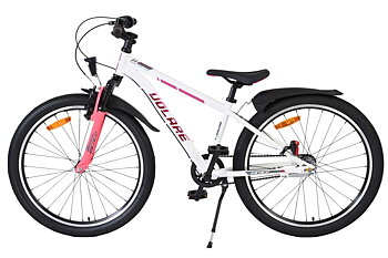 Barncykel Volare XC Race 24 tum – 3 växlar Vit/Rosa för barn 8–10 år