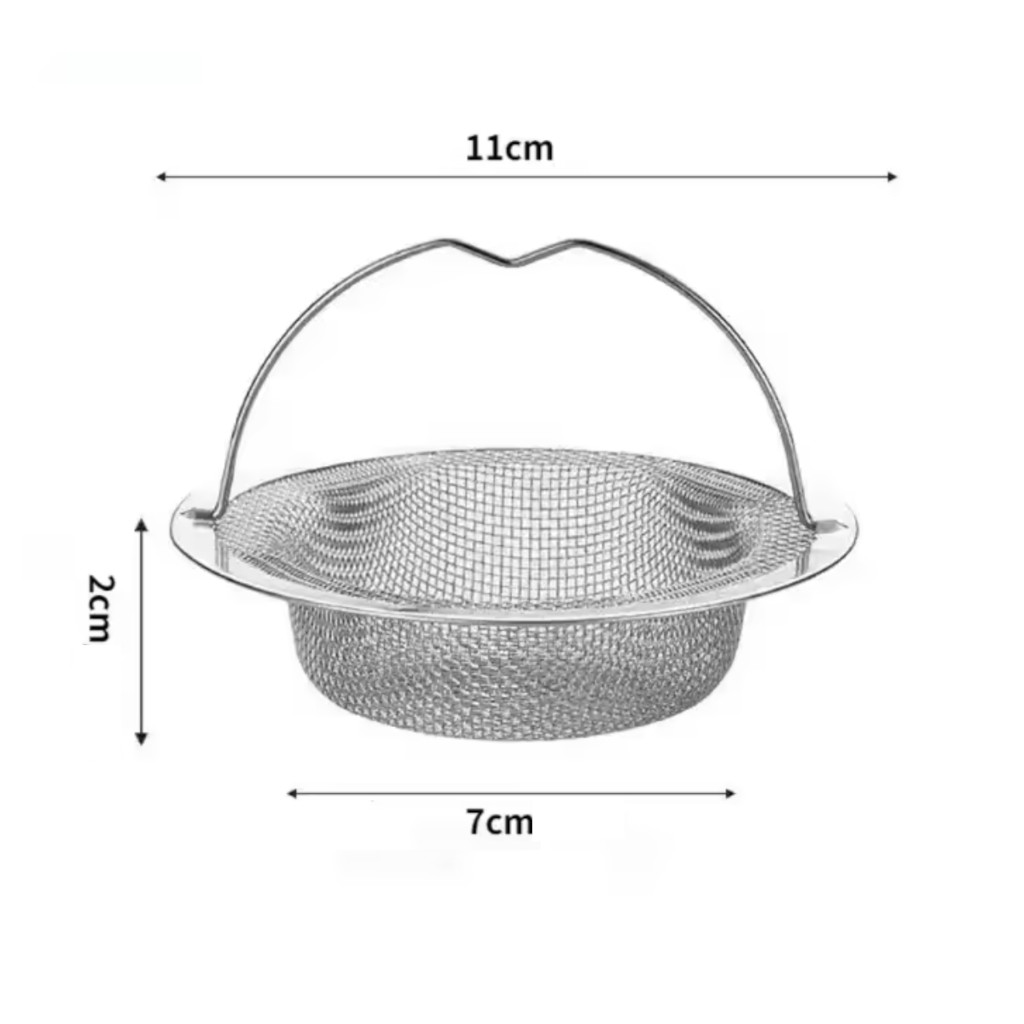 Praktisk sil till diskhon - med handtag - 4