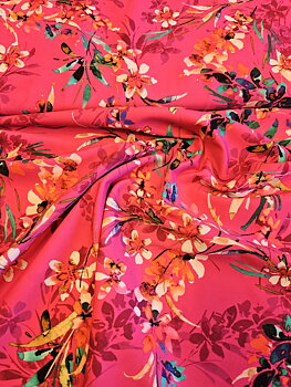 Cerise med vackra blommor - badlycra