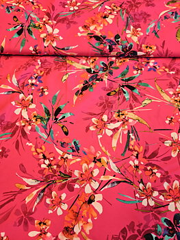 Cerise med vackra blommor - badlycra