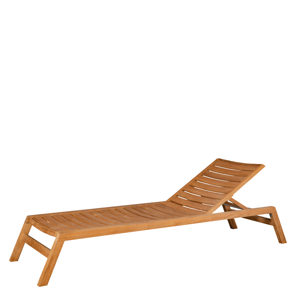 Gunnaröd Sunbed in teak with cushion - Stockamöllan - 3