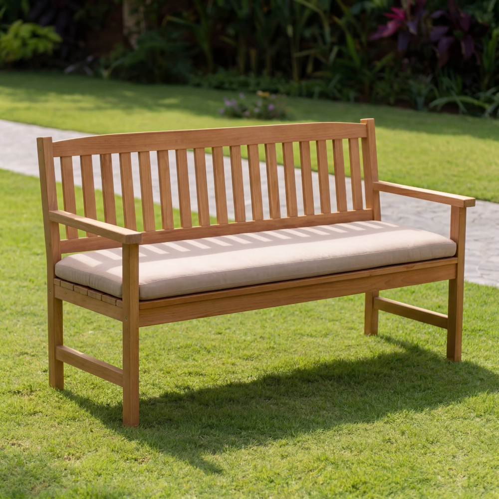 Rönneholm Teak garden sofa with seat cushion- Stockamöllan - 3