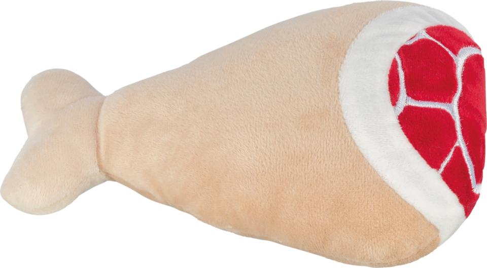 JollyPaw Hundleksak Plysch Ham Flerfärgad 22cm