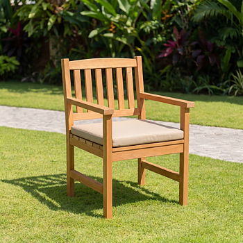 Rönneholm Classic dining chair in Teak - Stockamöllan