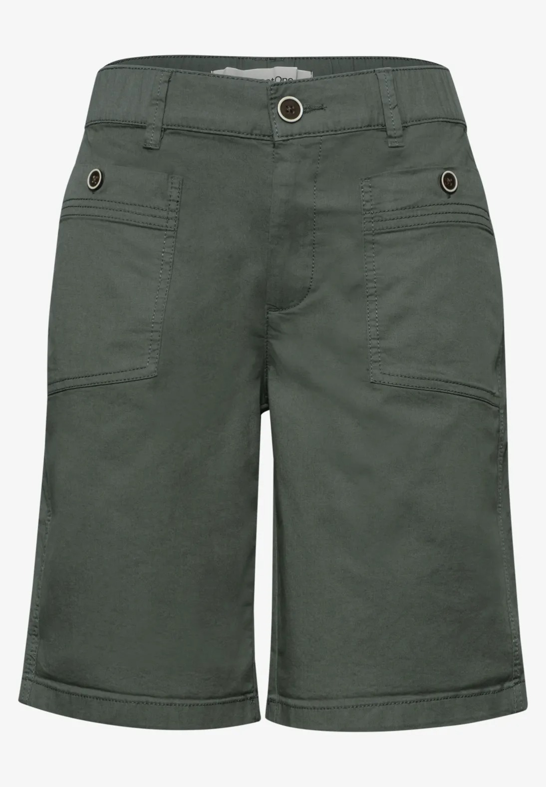 LTD QR Yulius Bermuda - Cilantro Green - Street One - 5