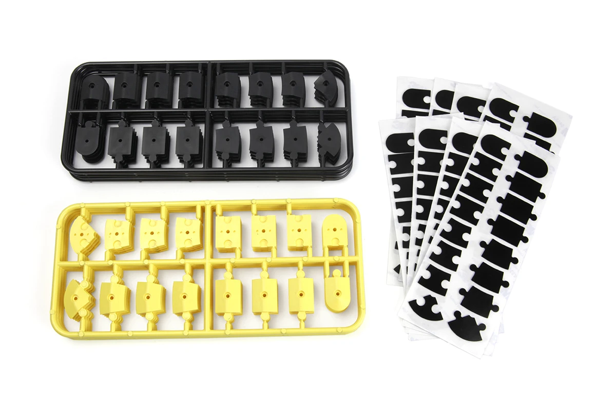 HPI HP161411 nano-TTR Curb Set - Black and Yellow