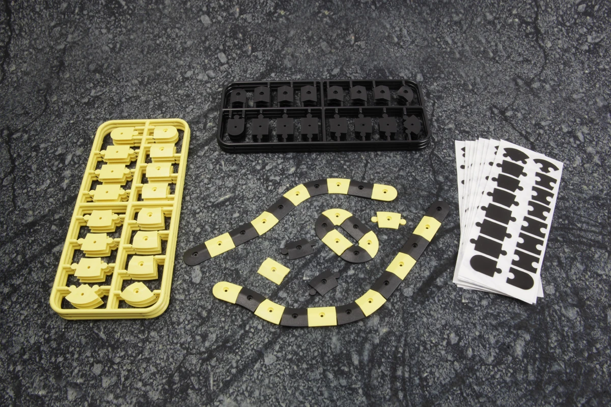 HPI HP161411 nano-TTR Curb Set - Black and Yellow - 3