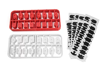 HPI HP161409 nano-TTR Curb Set - Red and White