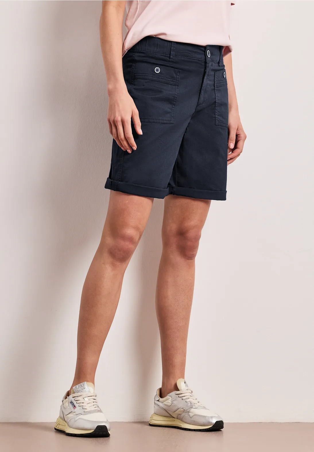 LTD QR Yulius Bermuda - Shadowed Navy - Street One