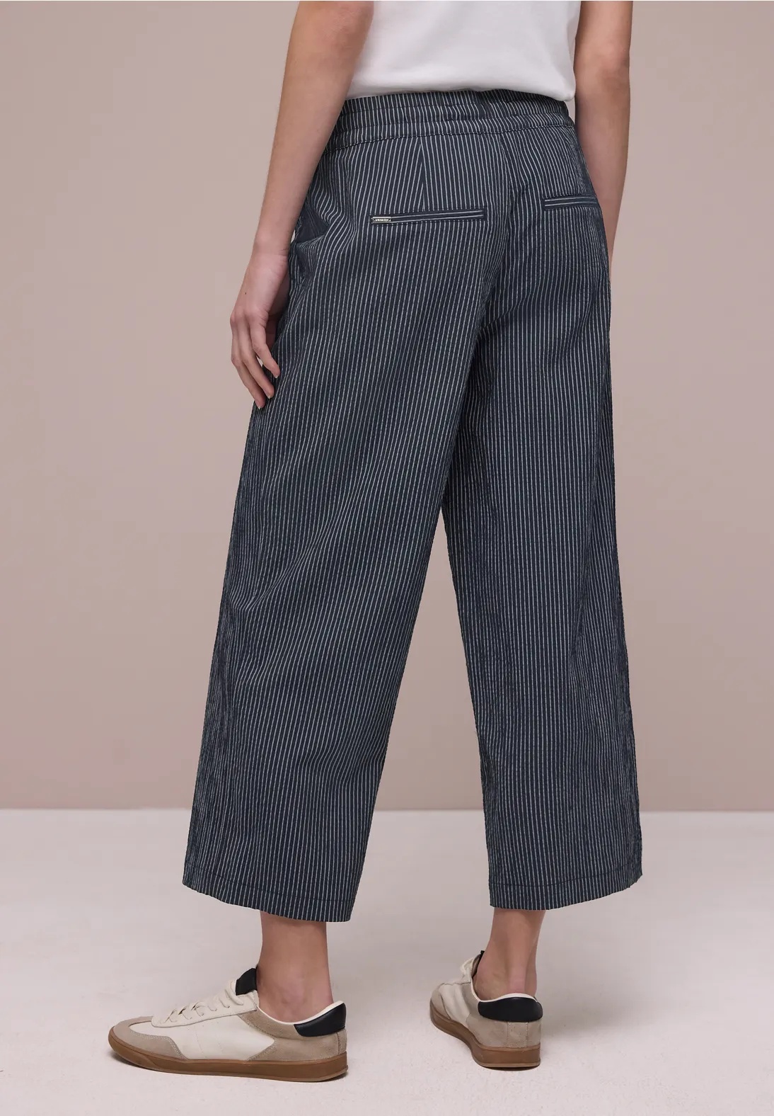 LTD QR Emee Stripe Crash L 26 - Deep Blue - Street One