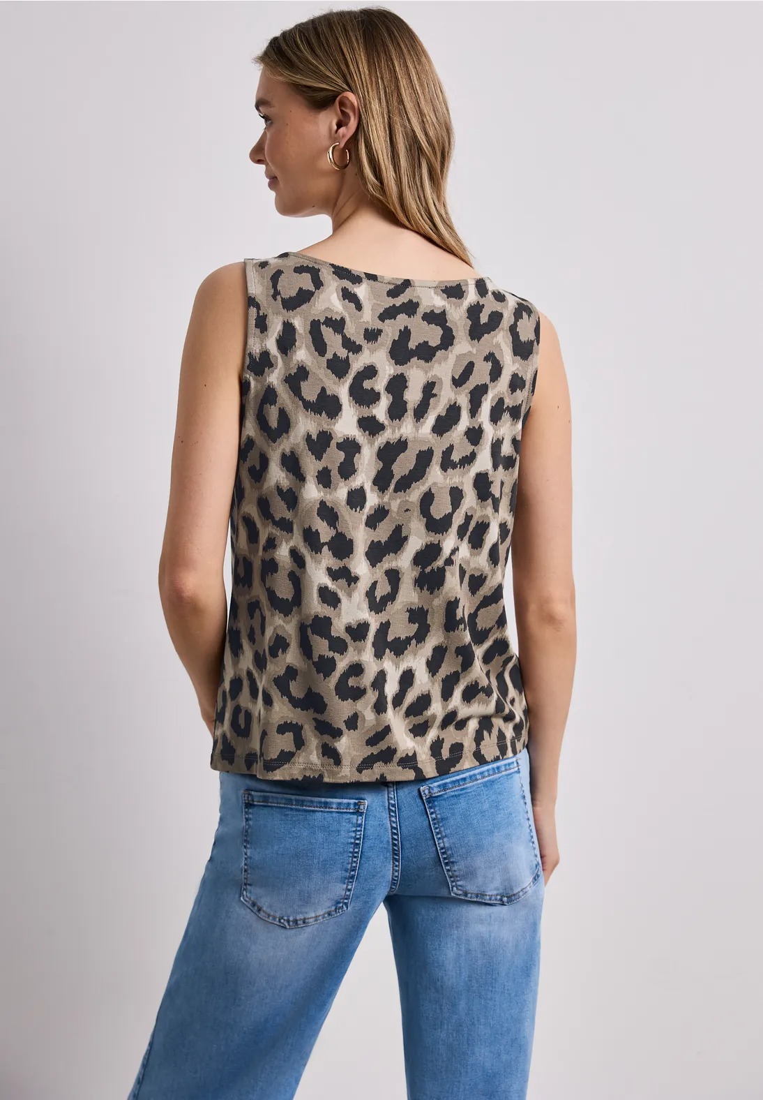 LTD QR Printed Jersey Top - Street One